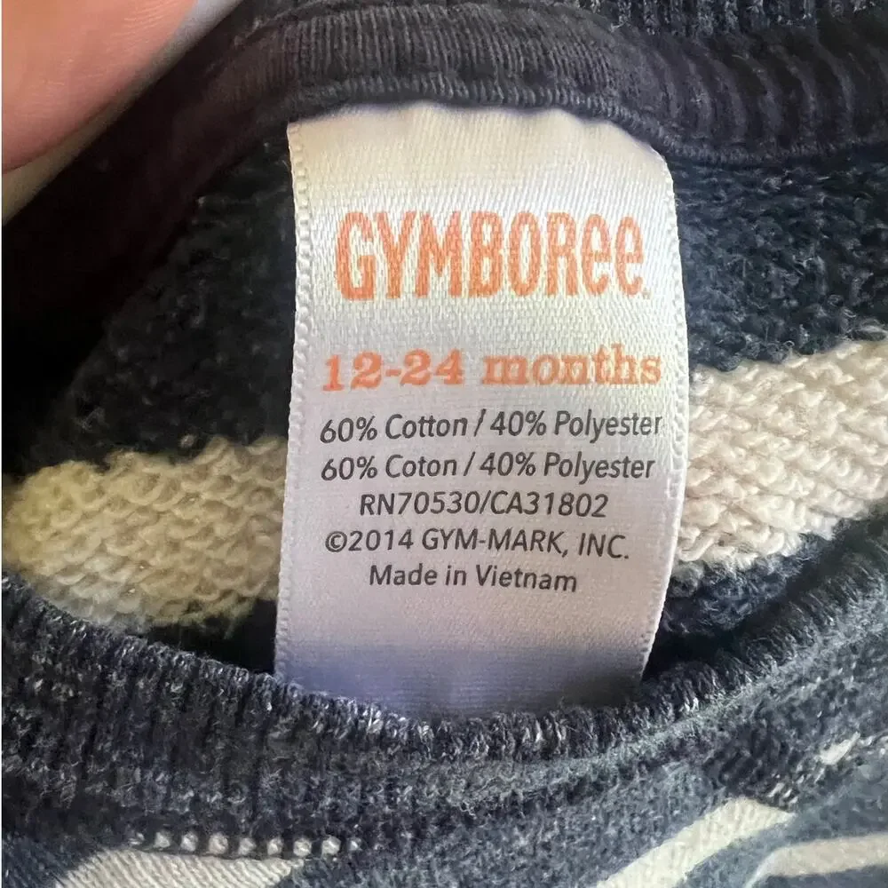 Gymboree Navy & White Striped Sweater